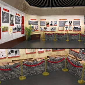 红军抗战纪念馆3D模型下载